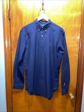 Ralph Lauren Men's Button-Down Dress Shirt - Navy